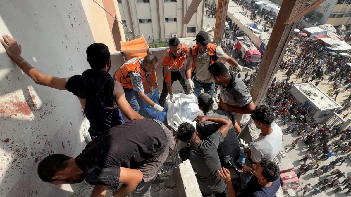 Speech after Isreali attack on Nassar Hospital