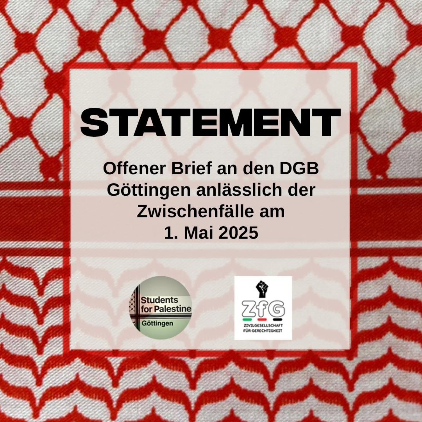 Offener Brief an den DGB Göttingen